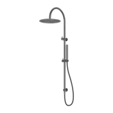 Zen Ss316L Twin Nero Shower With Outdoor Nero Shower Hose Graphite